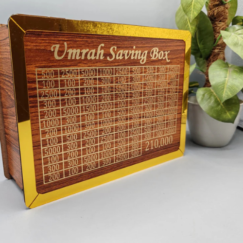 Umrah Saving Box – Islamic Money Saving Bank