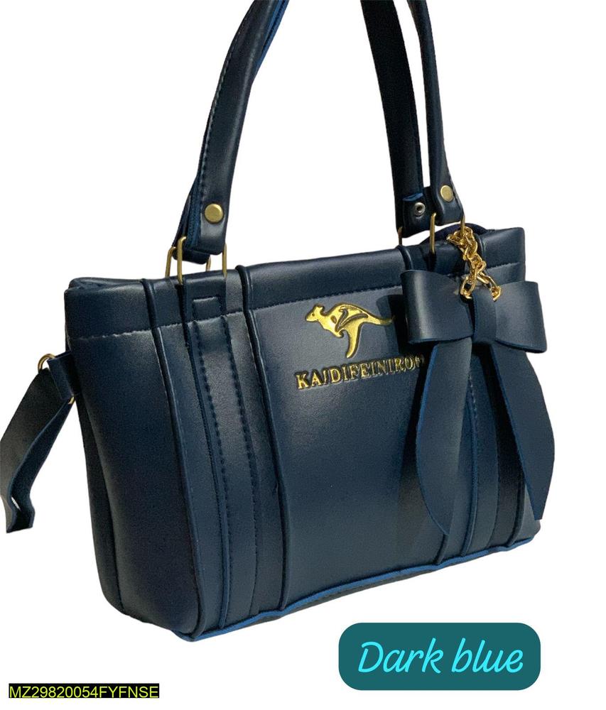 Women's Rexine Plain Hand Bag